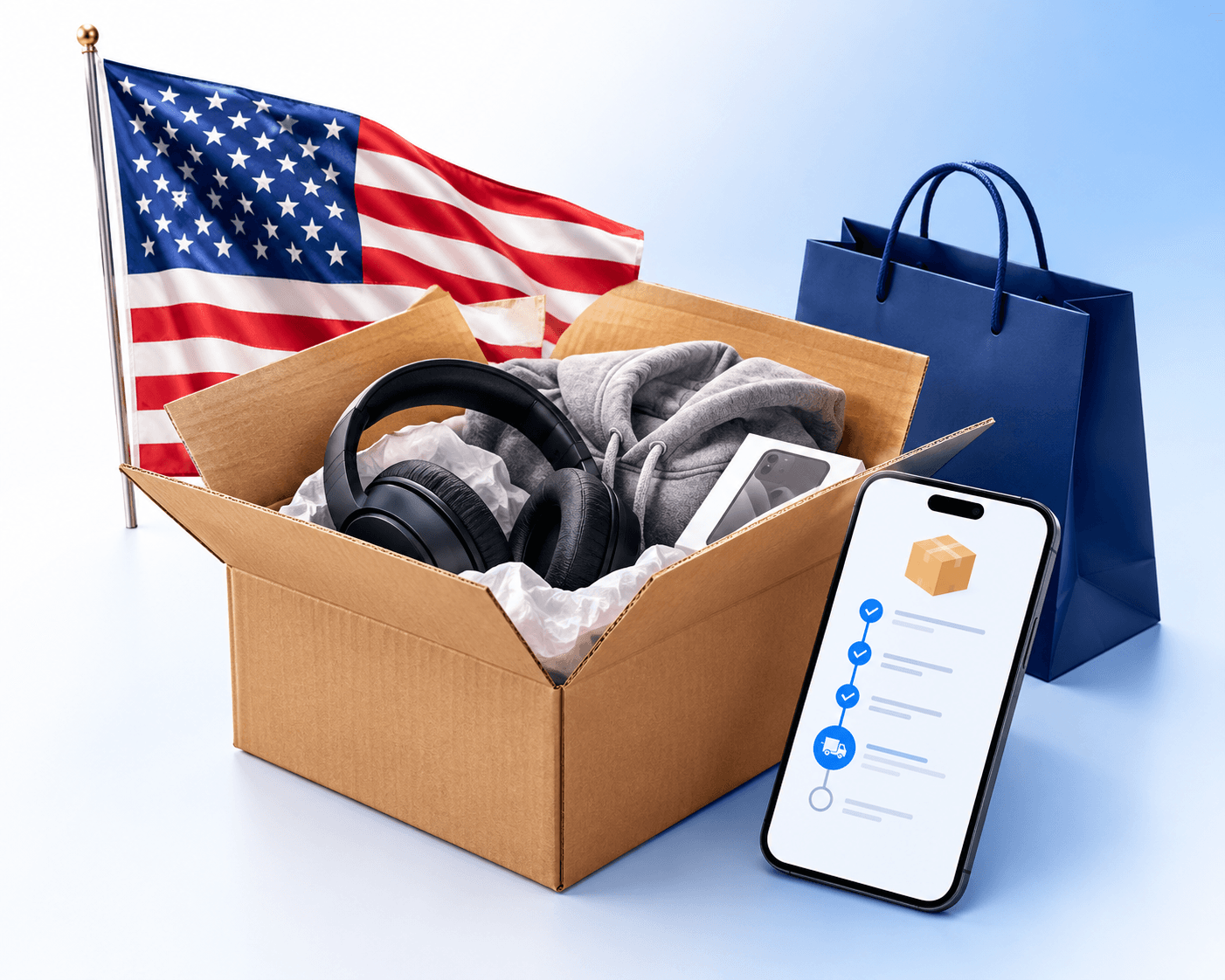 Casillero en Estados Unidos con Transroad